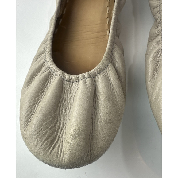 Tieks By Gavrieli Taupe Beige Foldable Ballet Flats US Size 11 Women's Leather - Picture 10 of 11